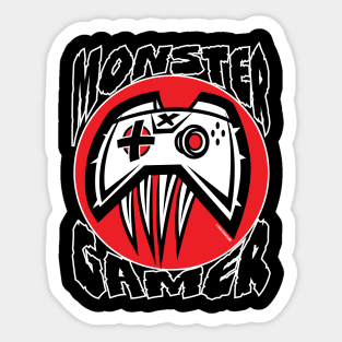 Monster Gamer Game Controller Sticker